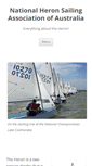 Mobile Screenshot of heronsailing.com.au